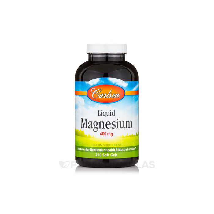 Liquid Magnesium 400 mg 250 softgels by Carlson Labs