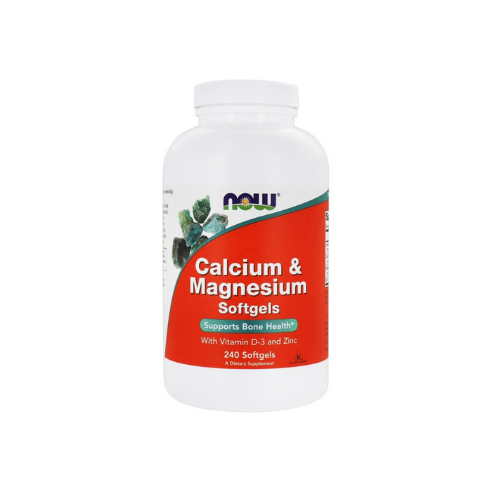 Calcium & Magnesium 240 softgels by NOW Foods