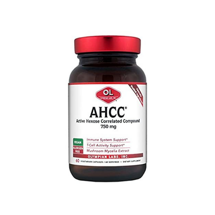 AHCC 750mg 60 Capsules by Olympian Labs