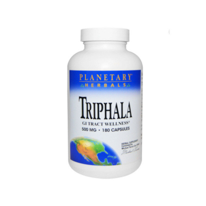 Triphala 500mg 180 Capsules by Planetary Herbals