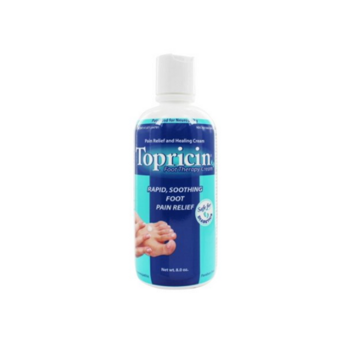 Topricin Foot Therapy Cream 8 oz by Topical Biomedics