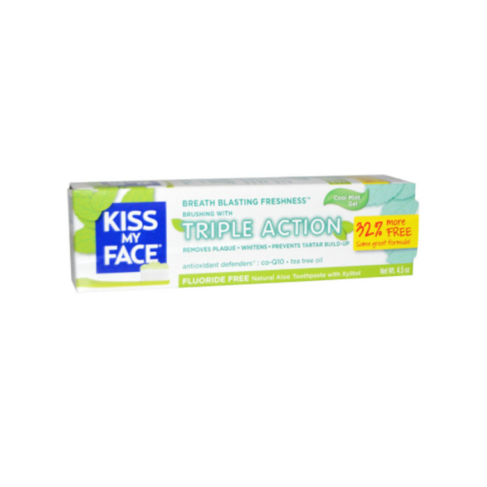Toothpaste Fluoride Free Sensitive Gel 4.5 oz by Kiss My Face