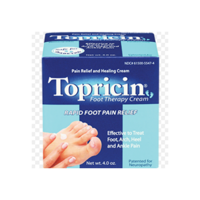 Topricin Foot Therapy Cream 4 oz by Topical Biomedics