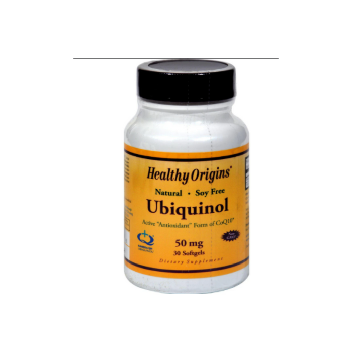 Ubiquinol 50mg 30 Softgels by Healthy Origins