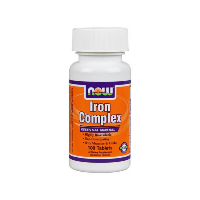 Iron Complex 100 tablets by NOW Foods