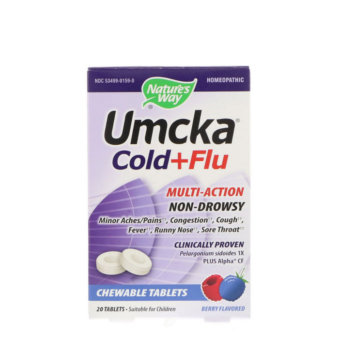 Umcka Cold & Flu Berry Syrup 4 Oz by Nature's Way