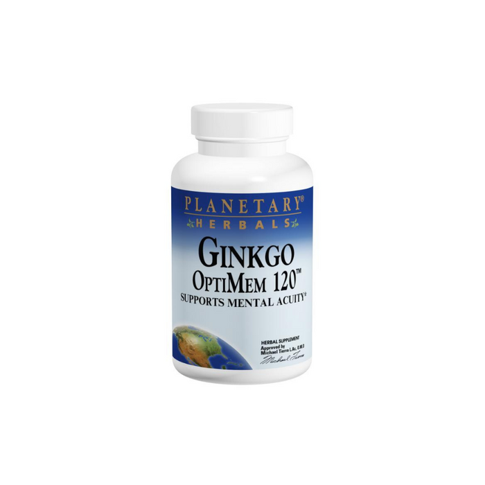 Ginkgo OptiMem 60 180 Tablets by Planetary Herbals