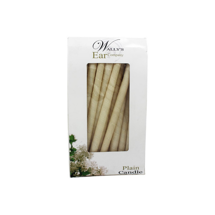Plain Paraffin Candles 75-Pack Box by Wally's Natural