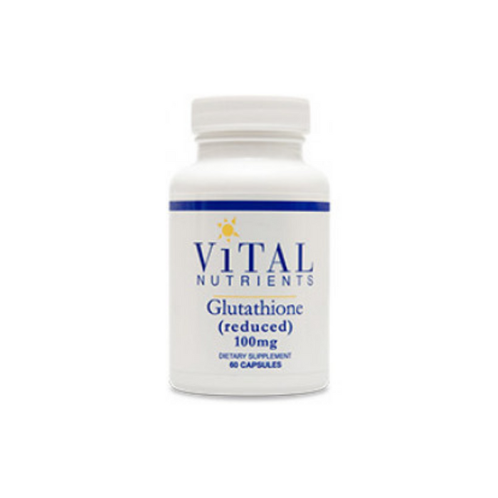 Glutathione reduced 200 mg 100 capsules by Vital Nutrients