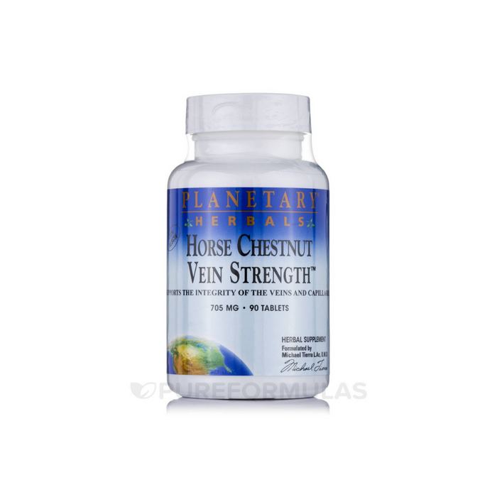 Horse Chestnut Vein Strength 750mg 90 Tablets by Planetary Herbals
