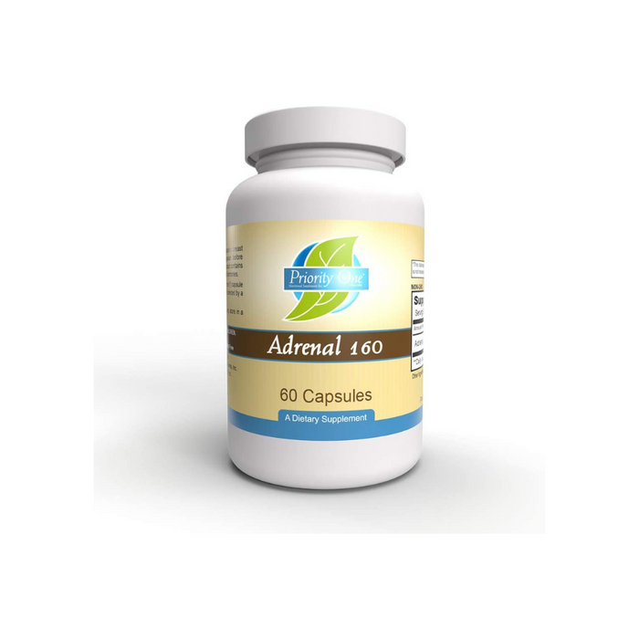 Adrenal 160 mg 60 capsules by Priority One