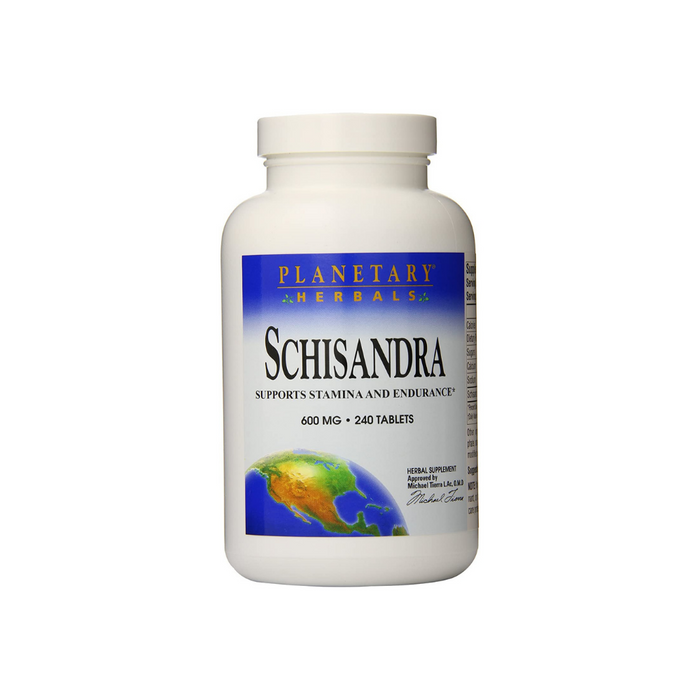 Schisandra 600mg 120 Tablets by Planetary Herbals