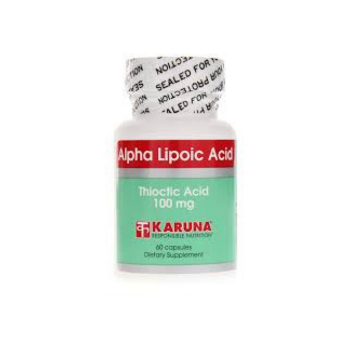 Alpha Lipoic Acid 100 mg 60 capsules by Karuna Health