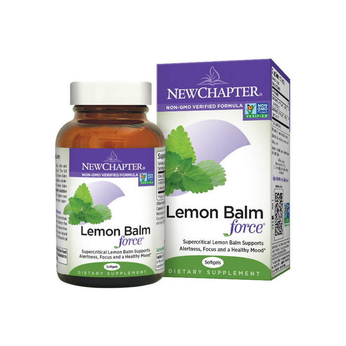 Lemon Balm Force 30 softgels by New Chapter