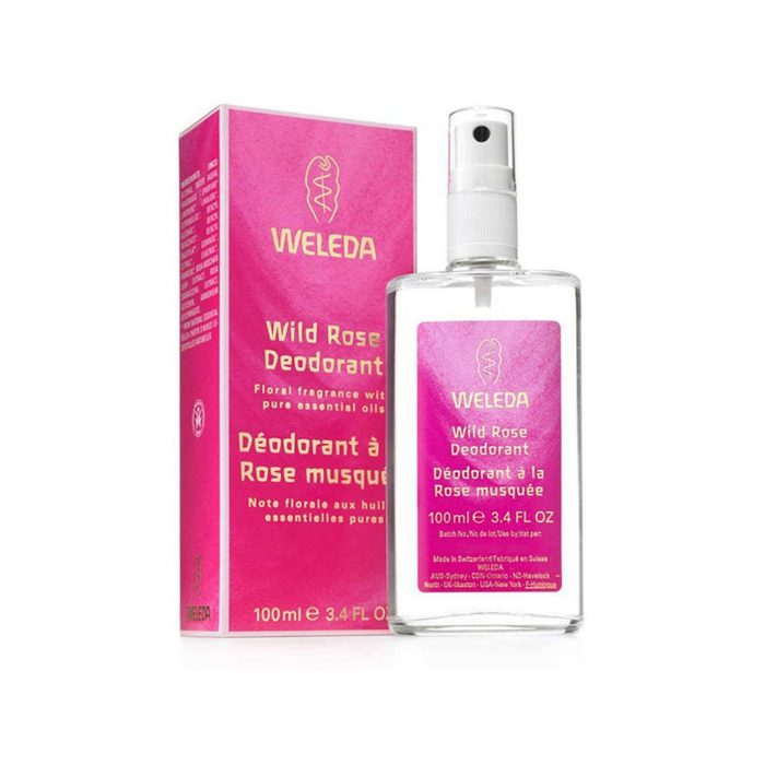 Deodorant Wild Rose 3.4 oz by Weleda