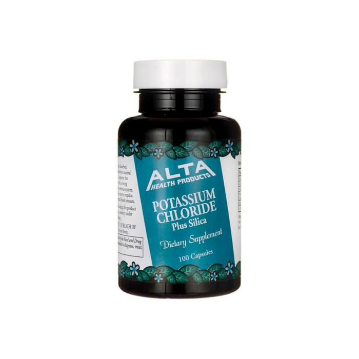 Potassium Chloride & Silica 100 Capsules by Alta Health Products