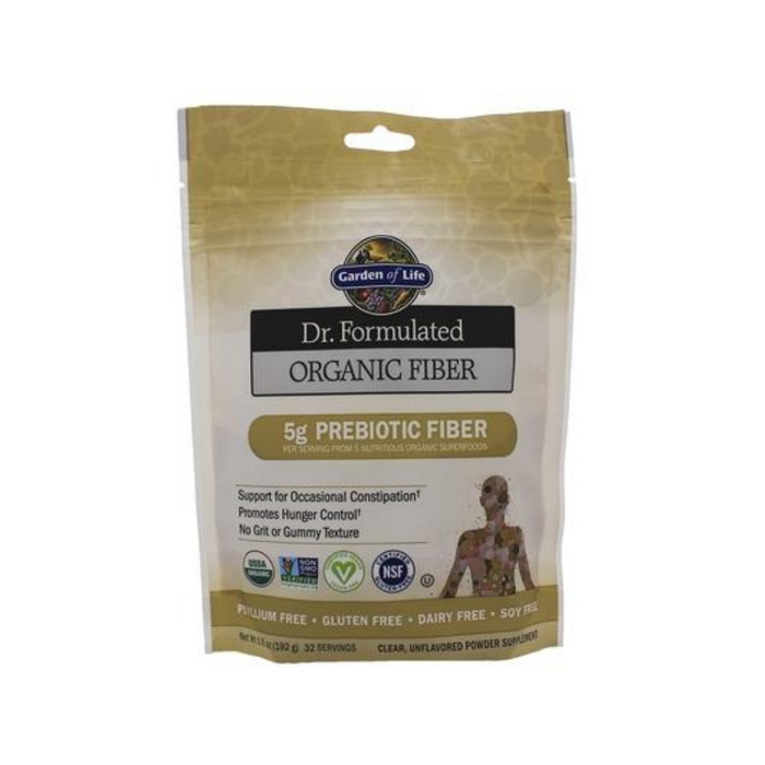 Dr. Formulated ORGANIC FIBER (Unflavored) 6.8 Ounces by Garden of Life