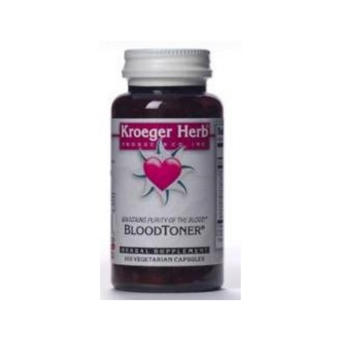 Blood Toner 100 Vegetarian Capsules by Kroeger Herb Products