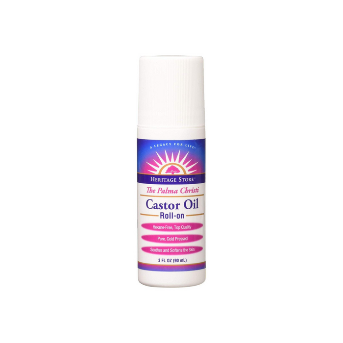 Castor Oil Roll-On  3 Ounces by Heritage