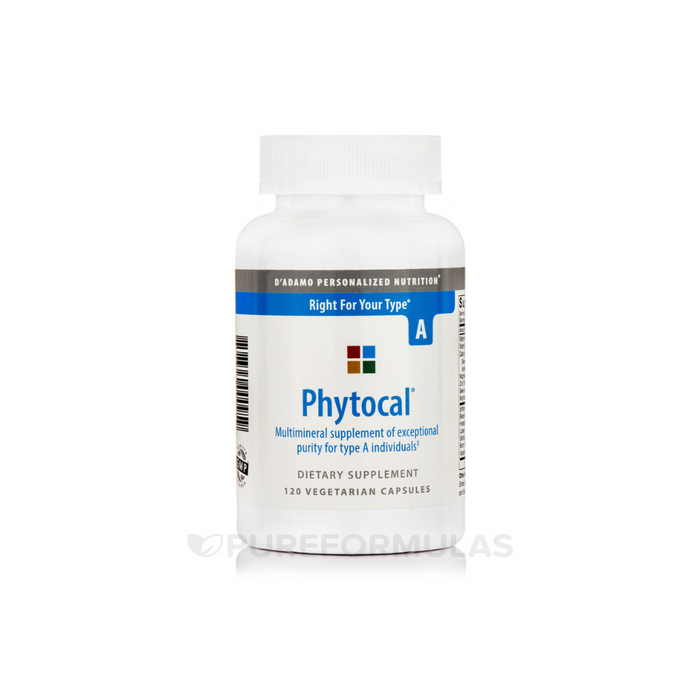 Phytocal A 120 vegetarian capsules by D'Adamo Personalized Nutrition
