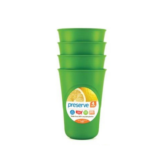 Everyday Cup Green Apple 4 Pieces by Preserve