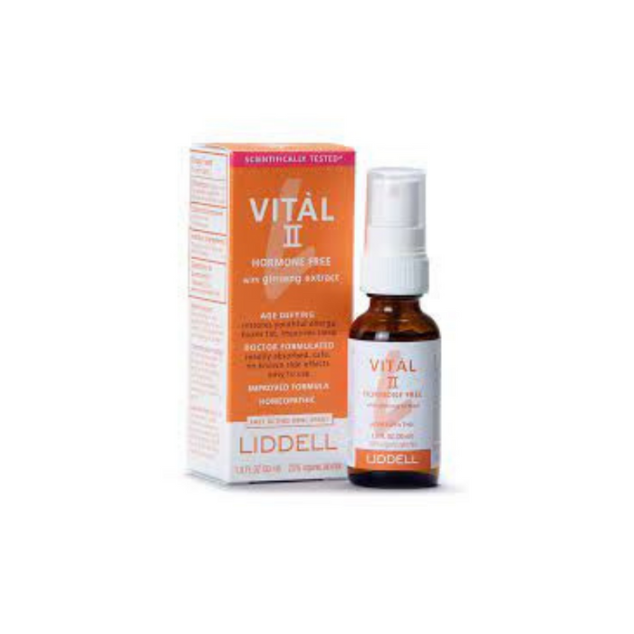Vital II Hormone Free with Ginseng 1 oz by Liddell Homeopathic