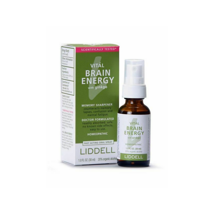 Vital Brain Energy with Ginkgo 1 oz by Liddell Homeopathic
