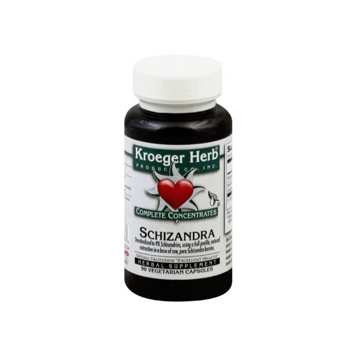 Schizandra Complete Concentrate 90 Vegetarian Capsules by Kroeger Herb Products