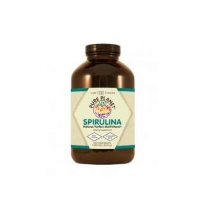Spirulina 500 vegetarian capsules by Pure Planet