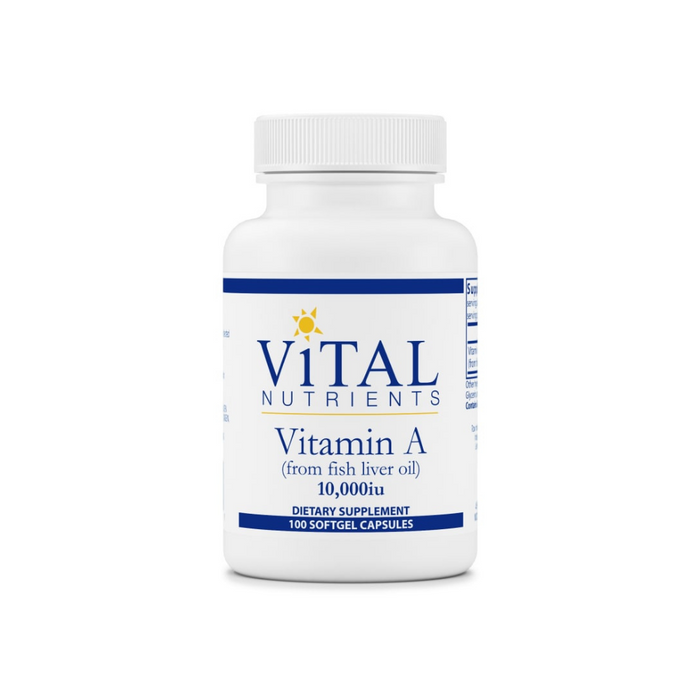 Vitamin A 10,000 IU 100 softgels by Vital Nutrients
