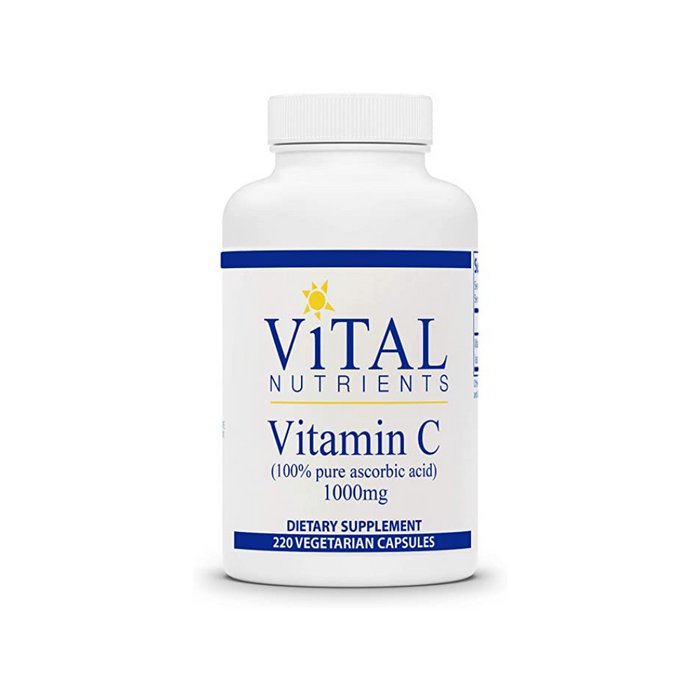 Vitamin C 1000 mg 220 vegetarian capsules by Vital Nutrients