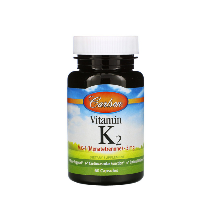 Vitamin K2  5 mg 60 capsules by Carlson Labs