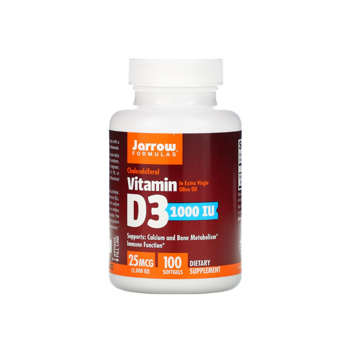 Vitamin D3 1000 IU 100 softgels by Jarrow Formulas