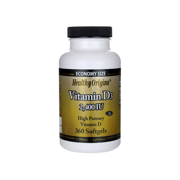 Vitamin D3 1,000iu Olive Oil 360 Softgels by Healthy Origins