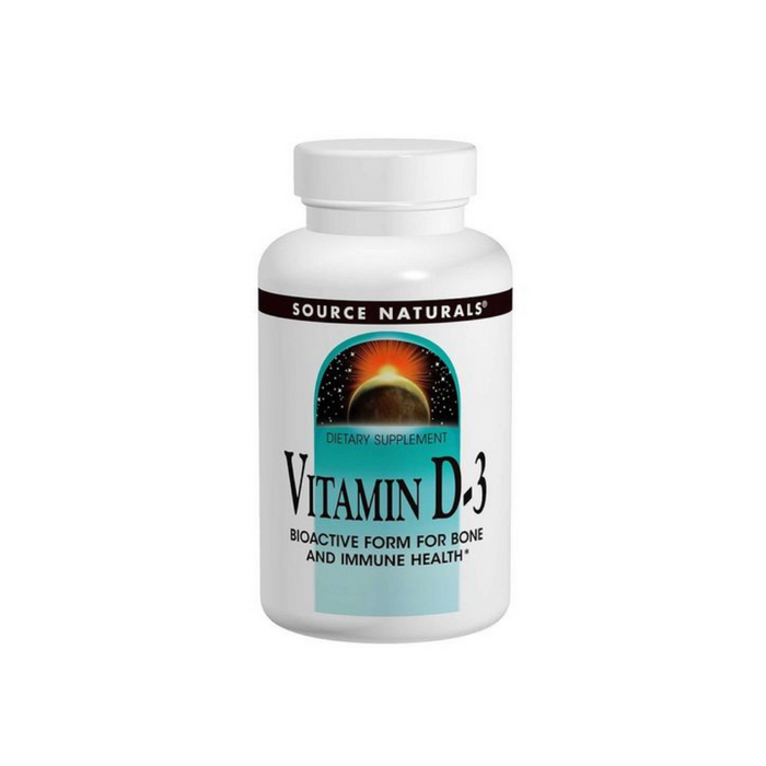 Vitamin D-3 2000 IU 200 capsules by Source Naturals