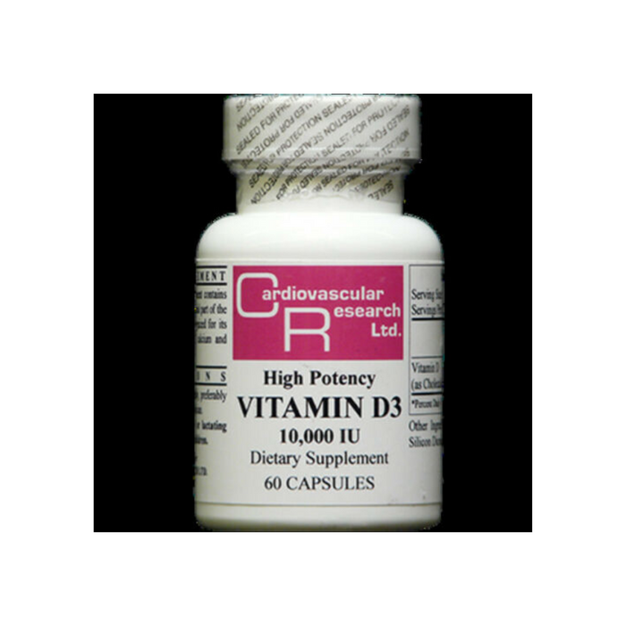 Vitamin D3 10,000 IU 60 capsules by Ecological Formulas