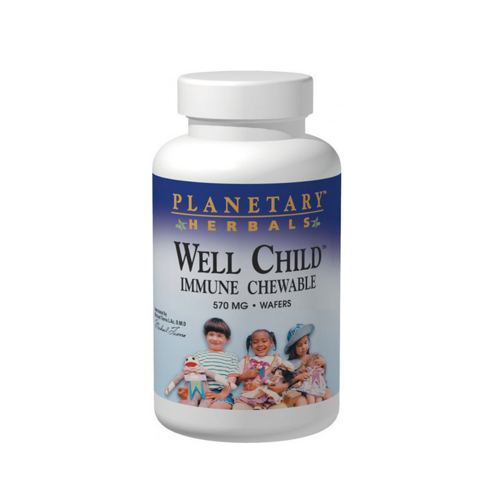 Well Child Immune Chewable 570mg 120 Wafers by Planetary Herbals