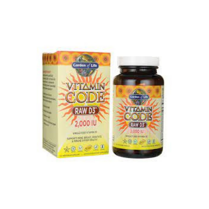 Vitamin Code RAW D3 5000 60 Capsules by Garden of Life