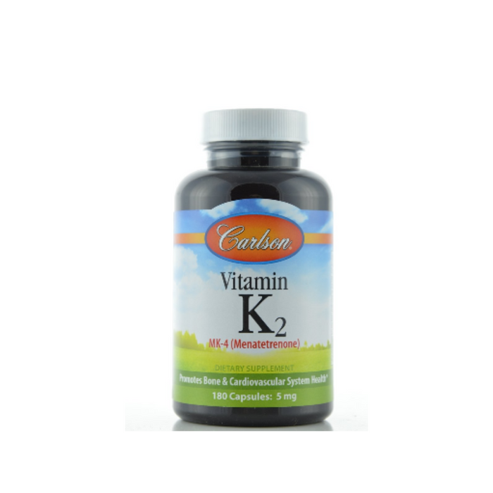 Vitamin K2  5 mg 180 capsules by Carlson Labs