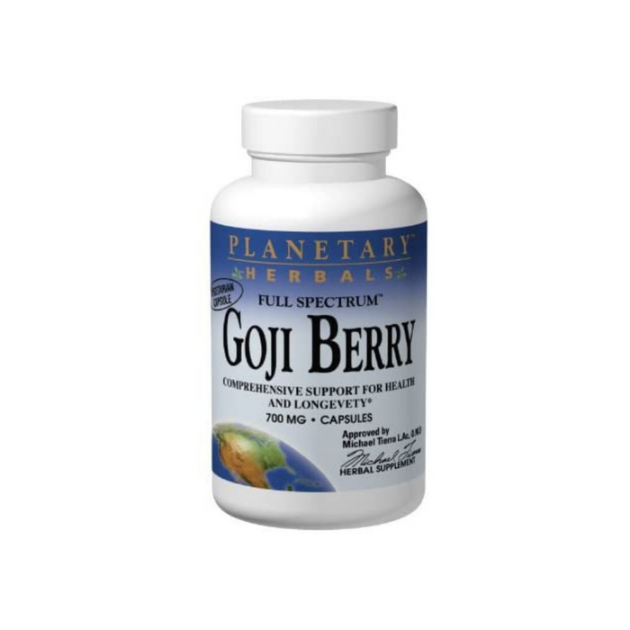 Goji Berry Extract Full Spectrum 700mg 180 Capsules by Planetary Herbals