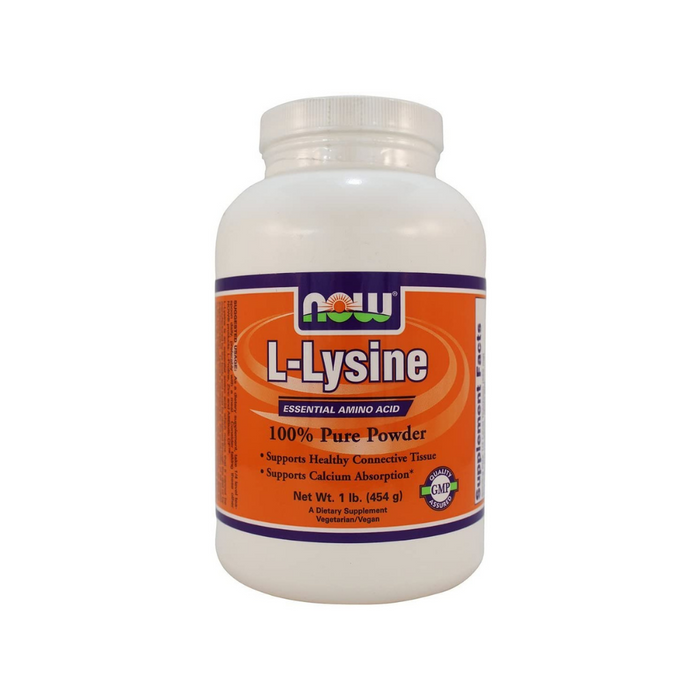 L-Lysine Powder 1 lb by NOW Foods