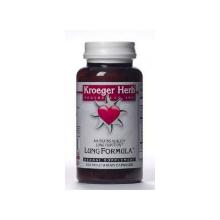 Lung Formula 100 Vegetarian Capsules by Kroeger Herb Products