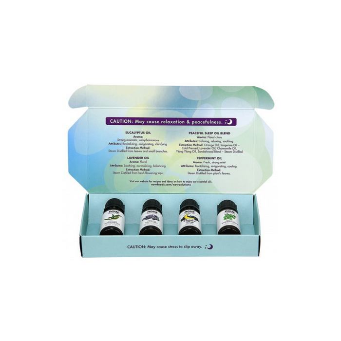 Let There Be Peace & Quiet Essential Oil Kit by NOW Foods