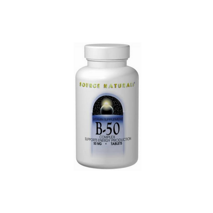 B-50 Complex 50 mg 100 tablets by Source Naturals