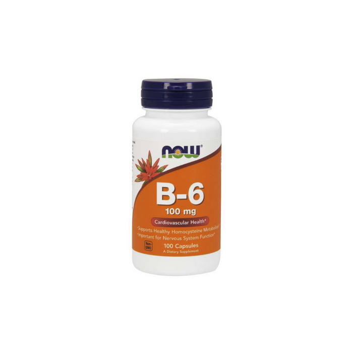 B-6 100 mg 100 capsules by NOW Foods