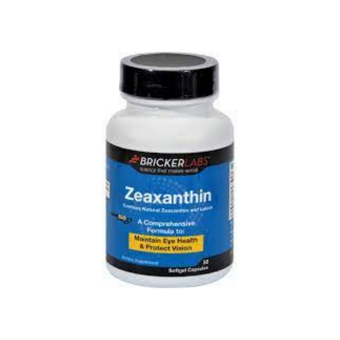 Zeaxanthin & Lutein 30 Softgels by Bricker Labs