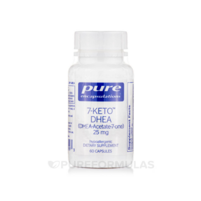 7-Keto DHEA 25 mg 60 vegetarian capsules by Pure Encapsulations
