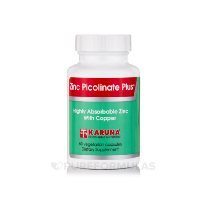 Zinc Picolinate Plus 25mg 60 capsules by Karuna Health