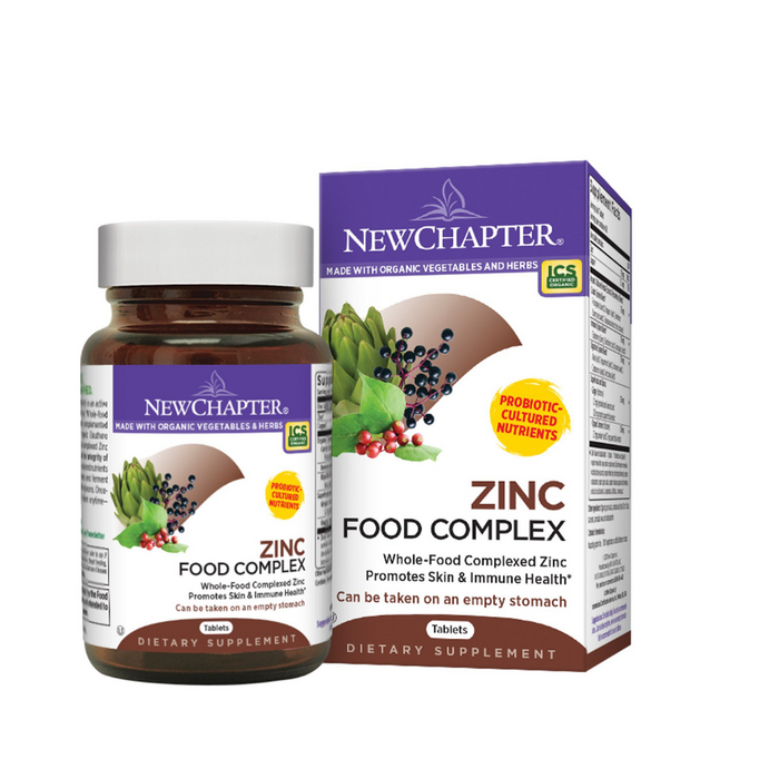 Zinc Food Complex 60 tablets by New Chapter