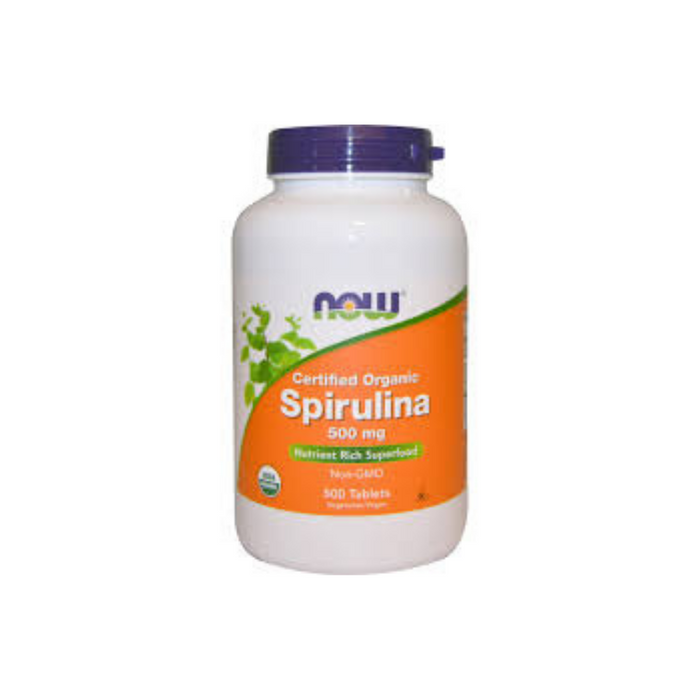 Spirulina 500 mg 500 tablets by NOW Foods